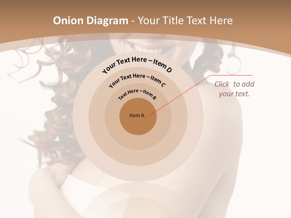 Woman Human Pure PowerPoint Template