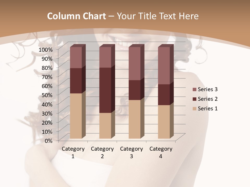 Woman Human Pure PowerPoint Template