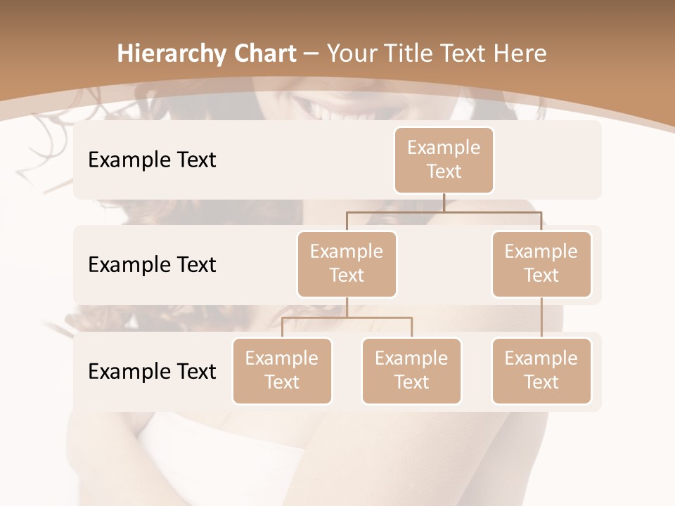 Woman Human Pure PowerPoint Template