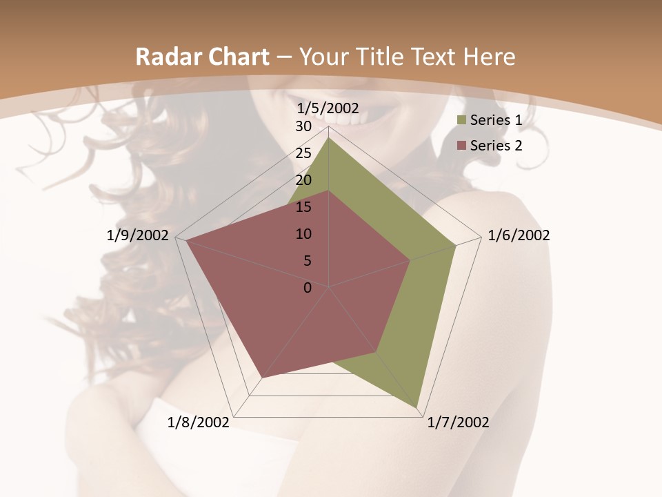 Woman Human Pure PowerPoint Template
