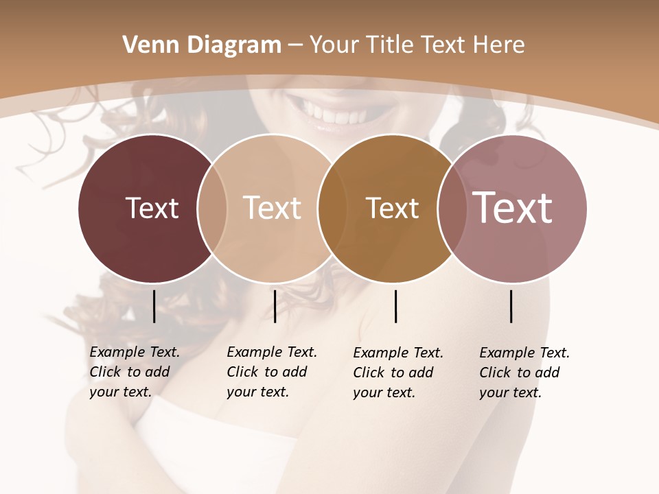 Woman Human Pure PowerPoint Template