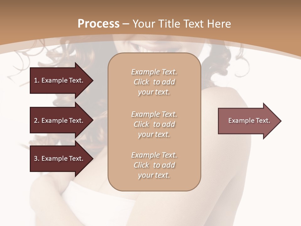 Woman Human Pure PowerPoint Template