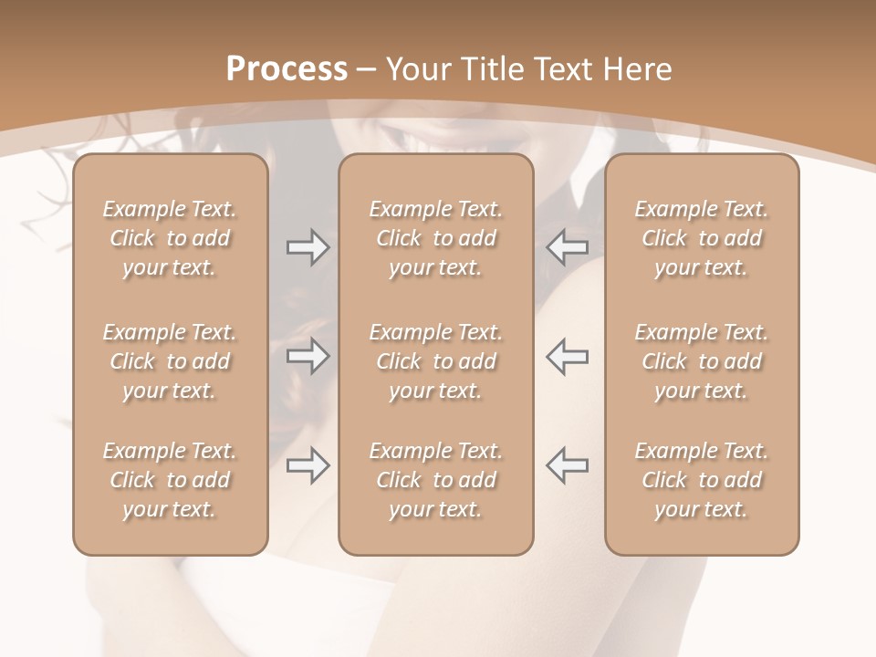 Woman Human Pure PowerPoint Template