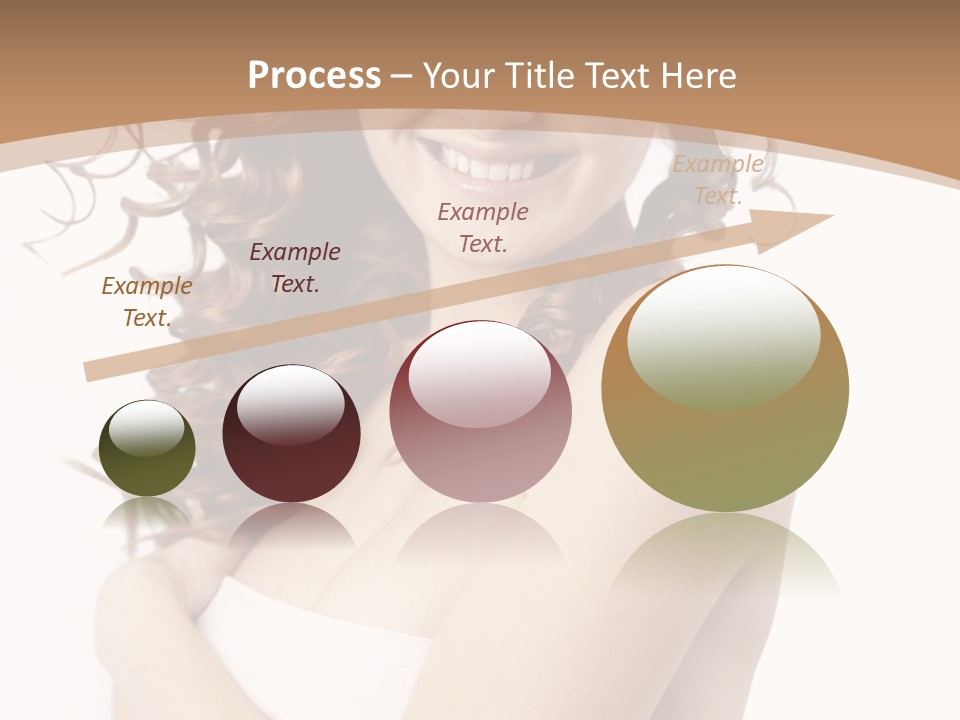 Woman Human Pure PowerPoint Template
