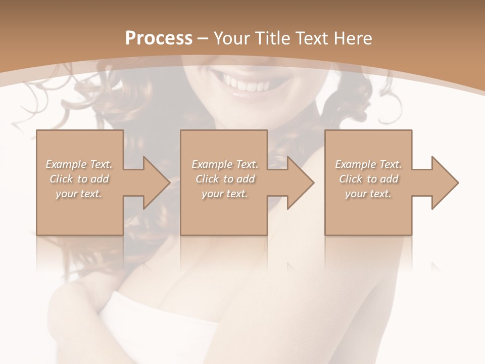 Woman Human Pure PowerPoint Template