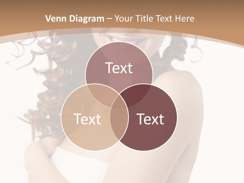 Woman Human Pure PowerPoint Template