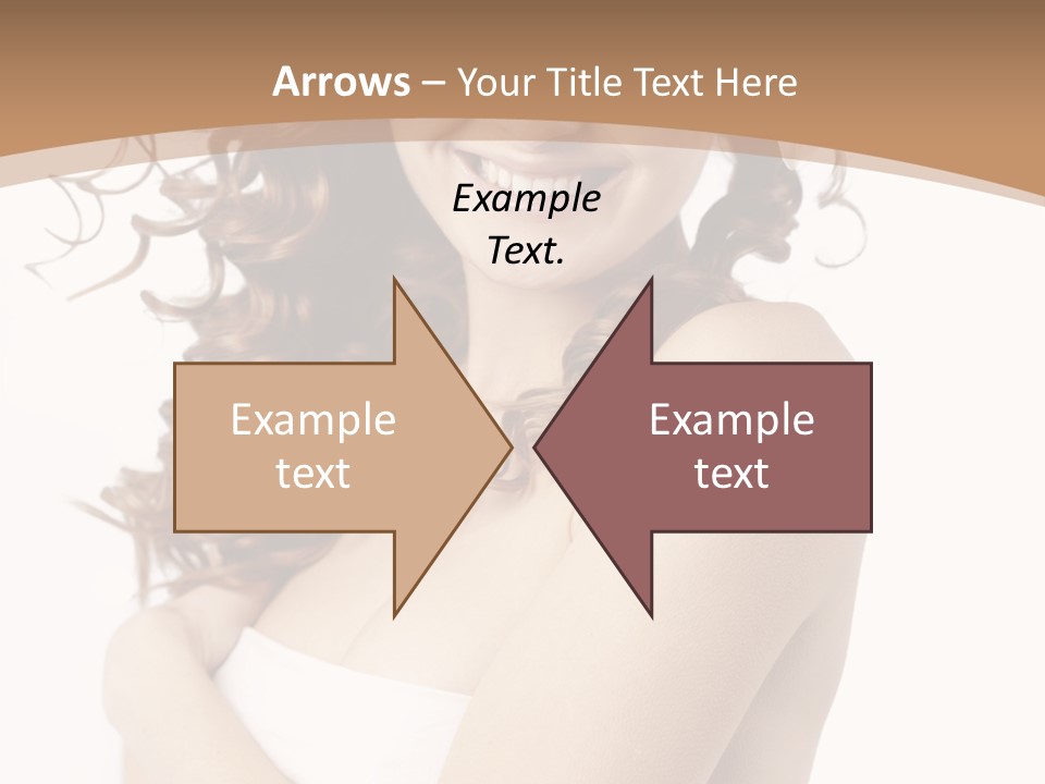 Woman Human Pure PowerPoint Template