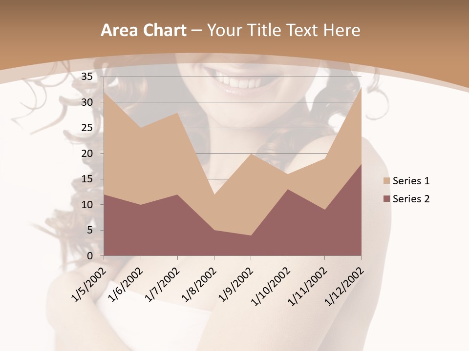 Woman Human Pure PowerPoint Template