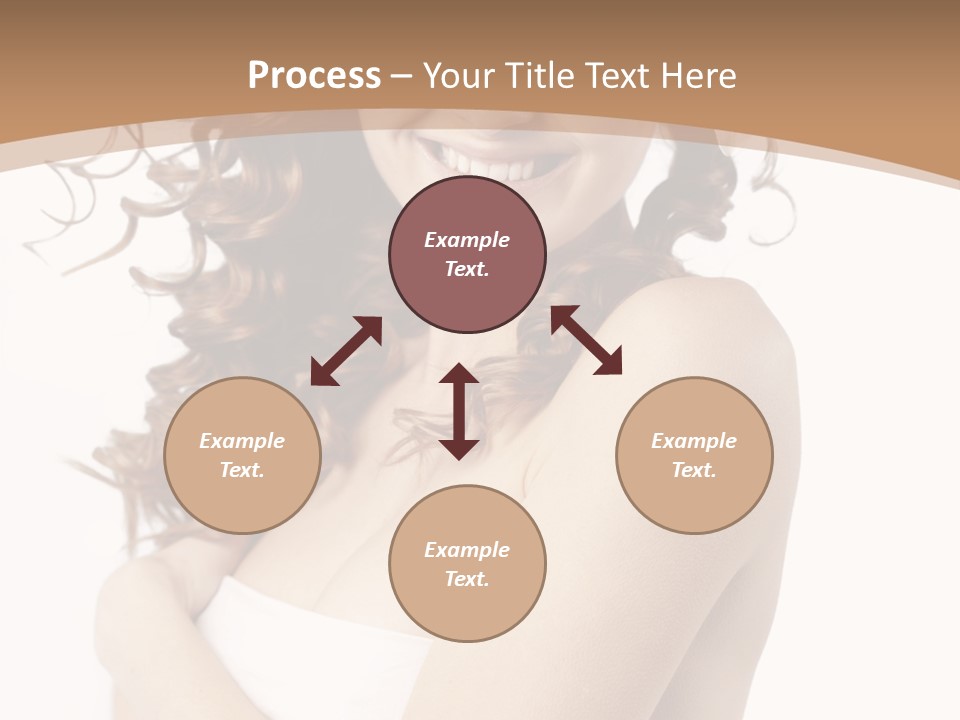 Woman Human Pure PowerPoint Template