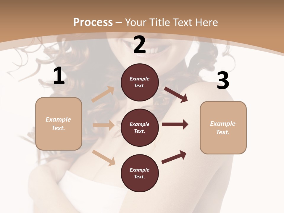 Woman Human Pure PowerPoint Template