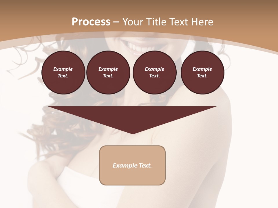 Woman Human Pure PowerPoint Template