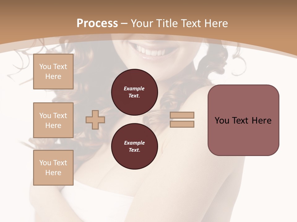 Woman Human Pure PowerPoint Template