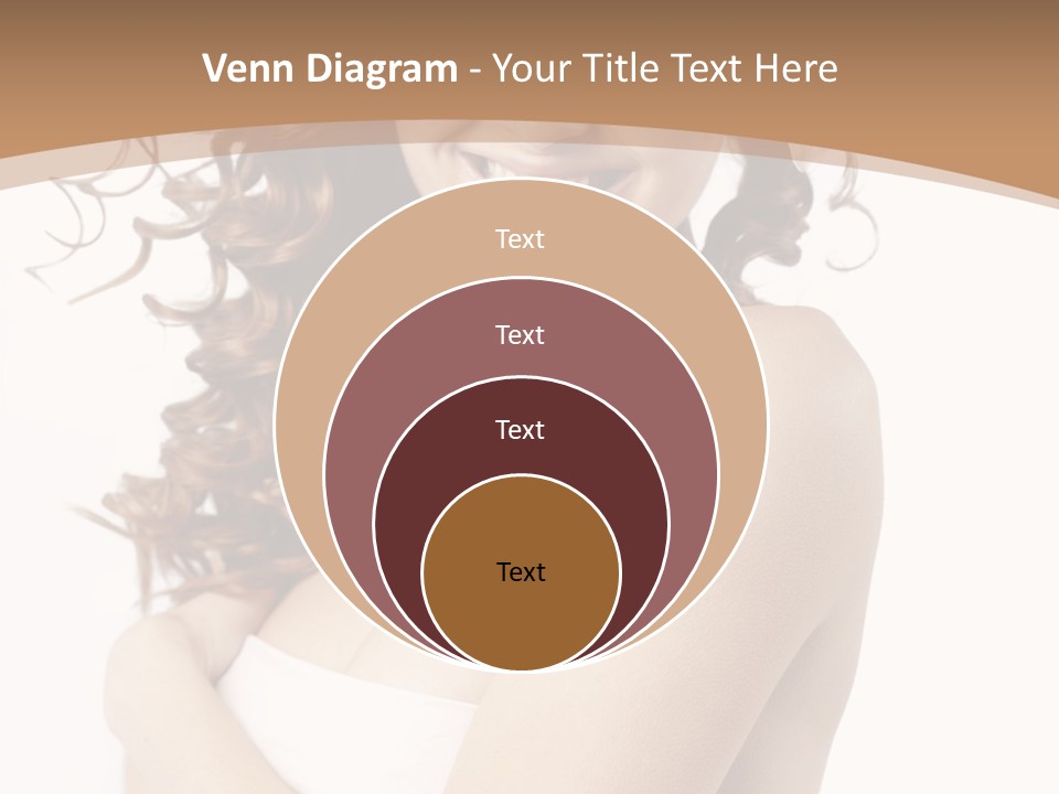 Woman Human Pure PowerPoint Template