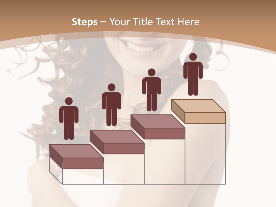 Woman Human Pure PowerPoint Template