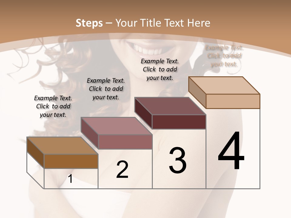 Woman Human Pure PowerPoint Template