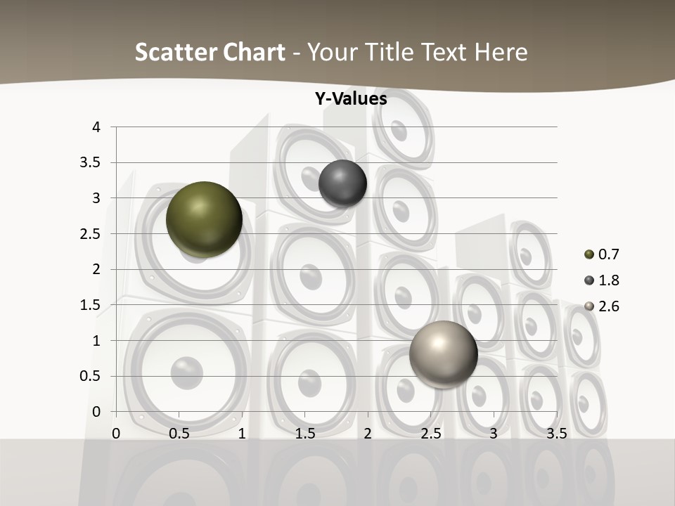 A Group Of Speakers Sitting On Top Of Each Other PowerPoint Template