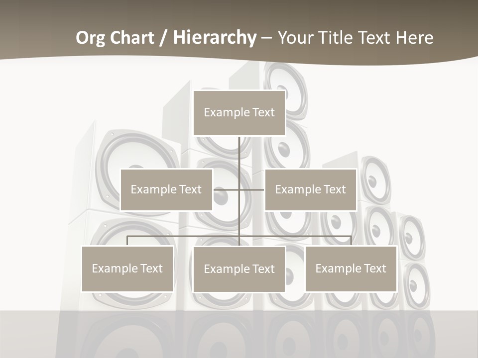 A Group Of Speakers Sitting On Top Of Each Other PowerPoint Template