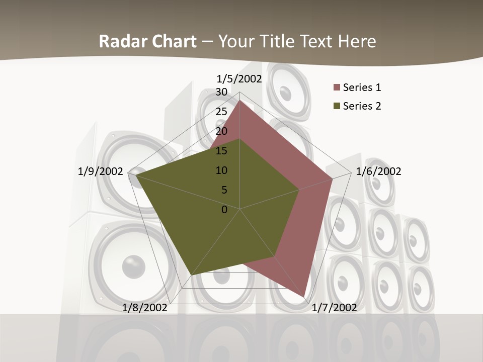 A Group Of Speakers Sitting On Top Of Each Other PowerPoint Template