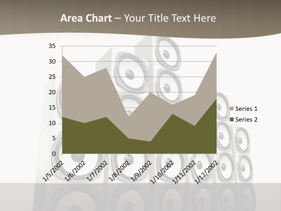 A Group Of Speakers Sitting On Top Of Each Other PowerPoint Template