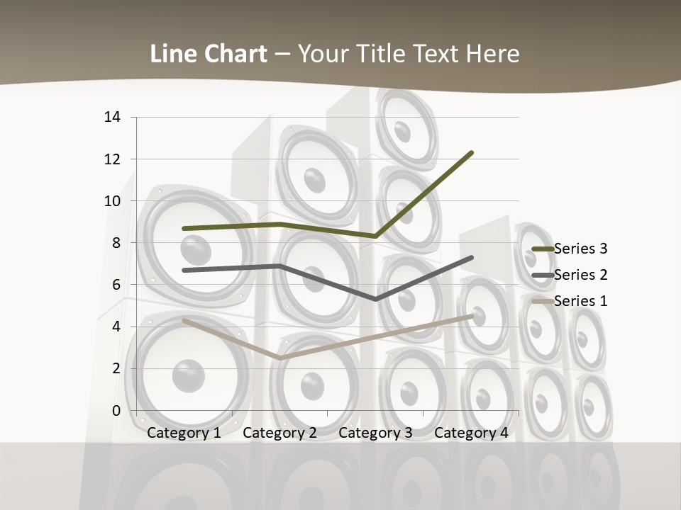 A Group Of Speakers Sitting On Top Of Each Other PowerPoint Template