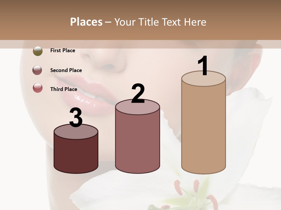 Freshness Lily Spa PowerPoint Template