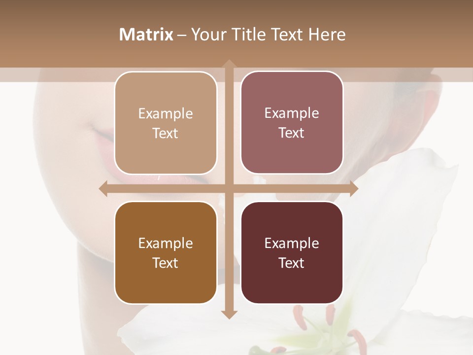 Freshness Lily Spa PowerPoint Template