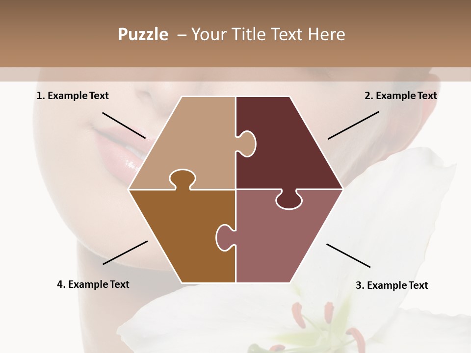 Freshness Lily Spa PowerPoint Template