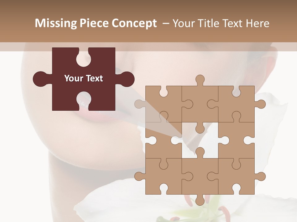 Freshness Lily Spa PowerPoint Template