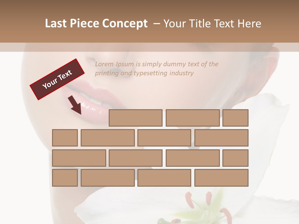 Freshness Lily Spa PowerPoint Template