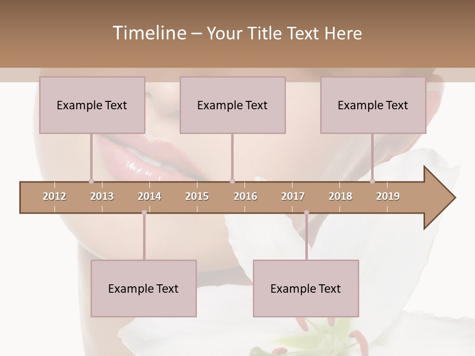 Freshness Lily Spa PowerPoint Template