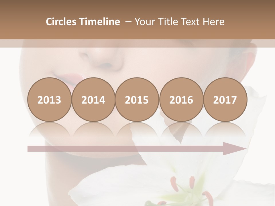 Freshness Lily Spa PowerPoint Template