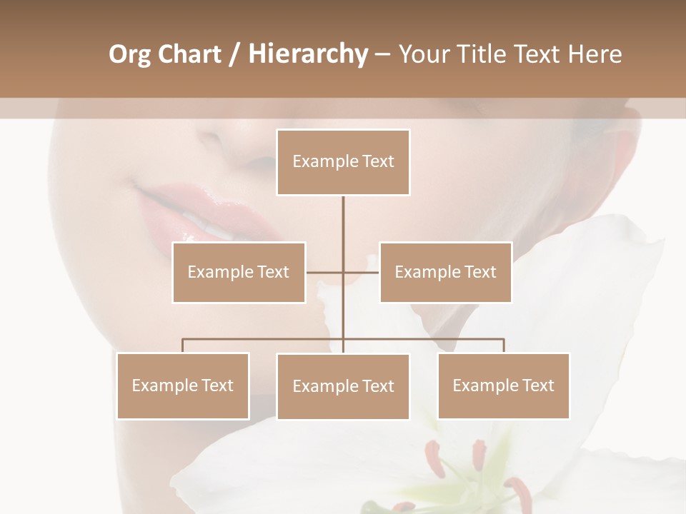 Freshness Lily Spa PowerPoint Template