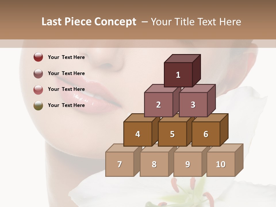 Freshness Lily Spa PowerPoint Template