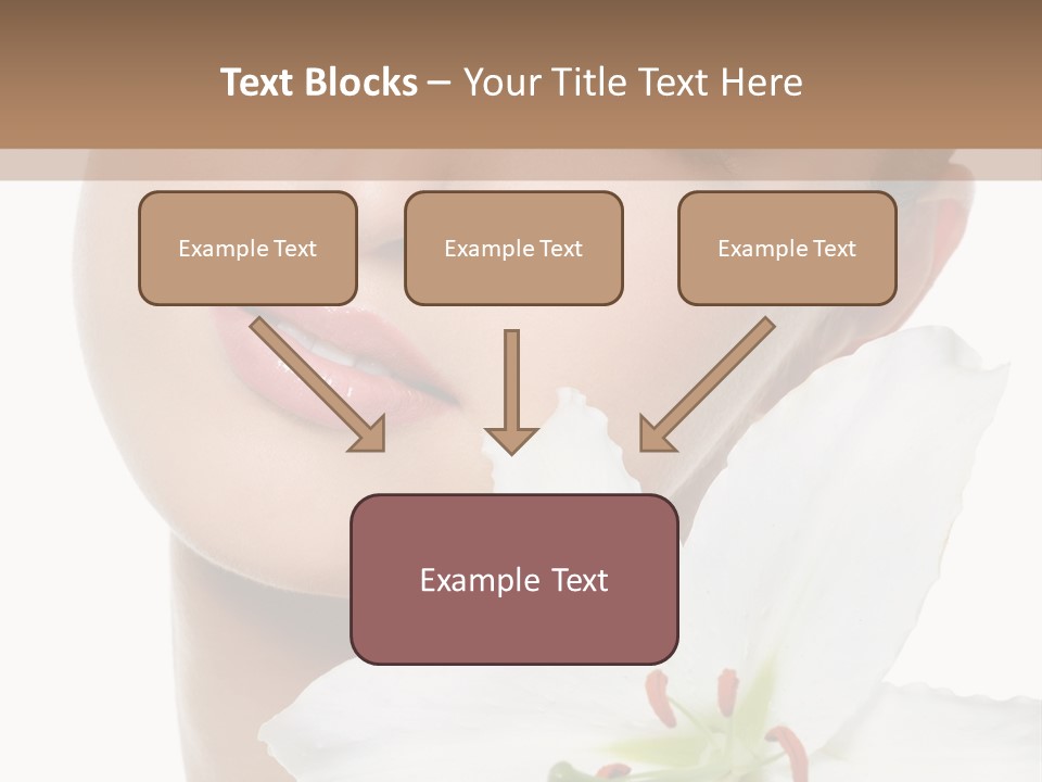 Freshness Lily Spa PowerPoint Template