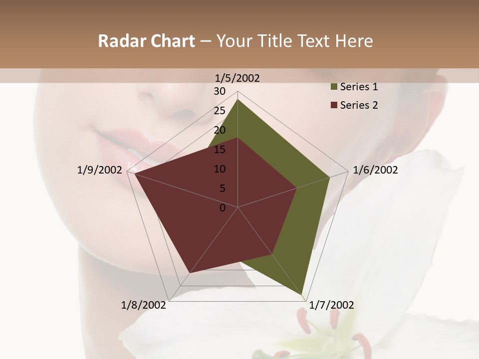 Freshness Lily Spa PowerPoint Template