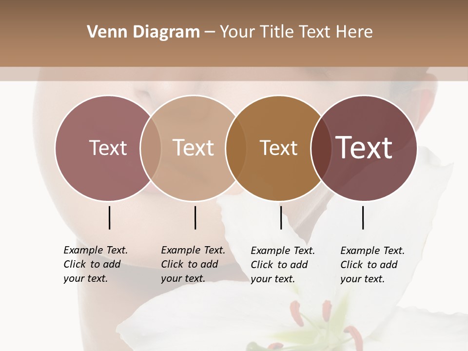 Freshness Lily Spa PowerPoint Template