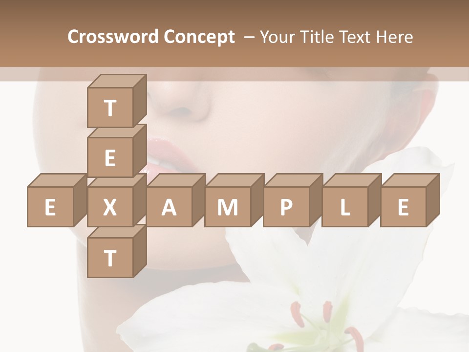 Freshness Lily Spa PowerPoint Template