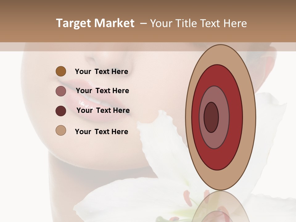 Freshness Lily Spa PowerPoint Template