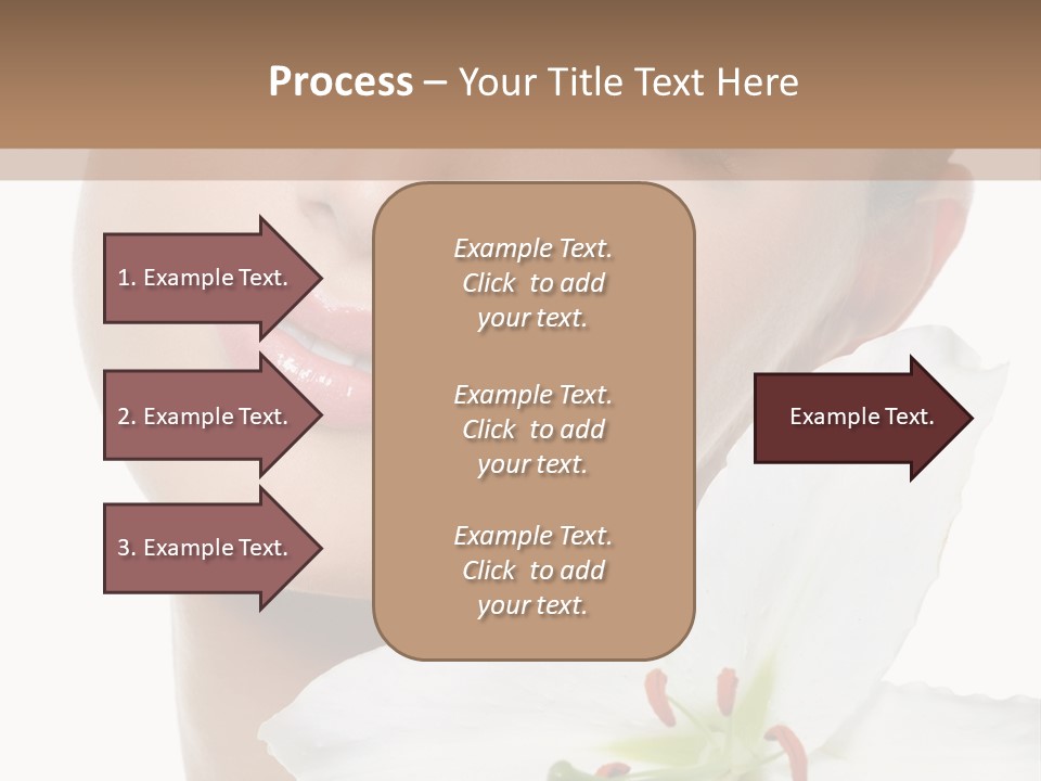 Freshness Lily Spa PowerPoint Template