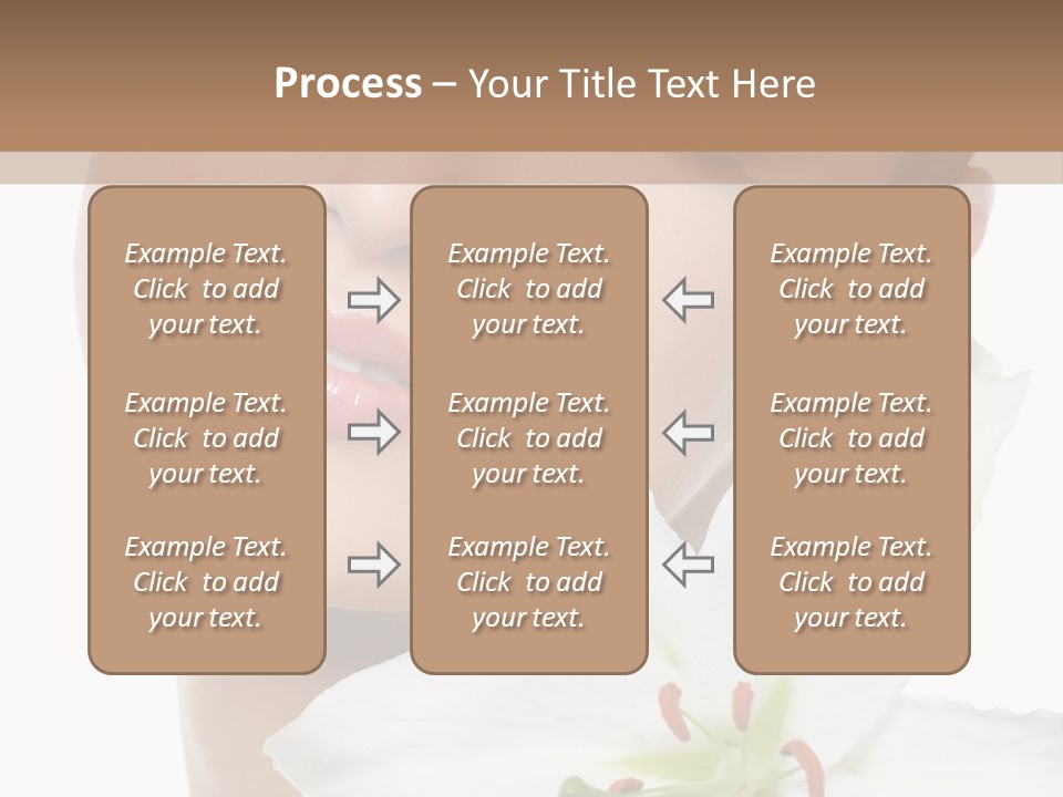 Freshness Lily Spa PowerPoint Template