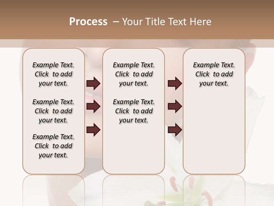 Freshness Lily Spa PowerPoint Template