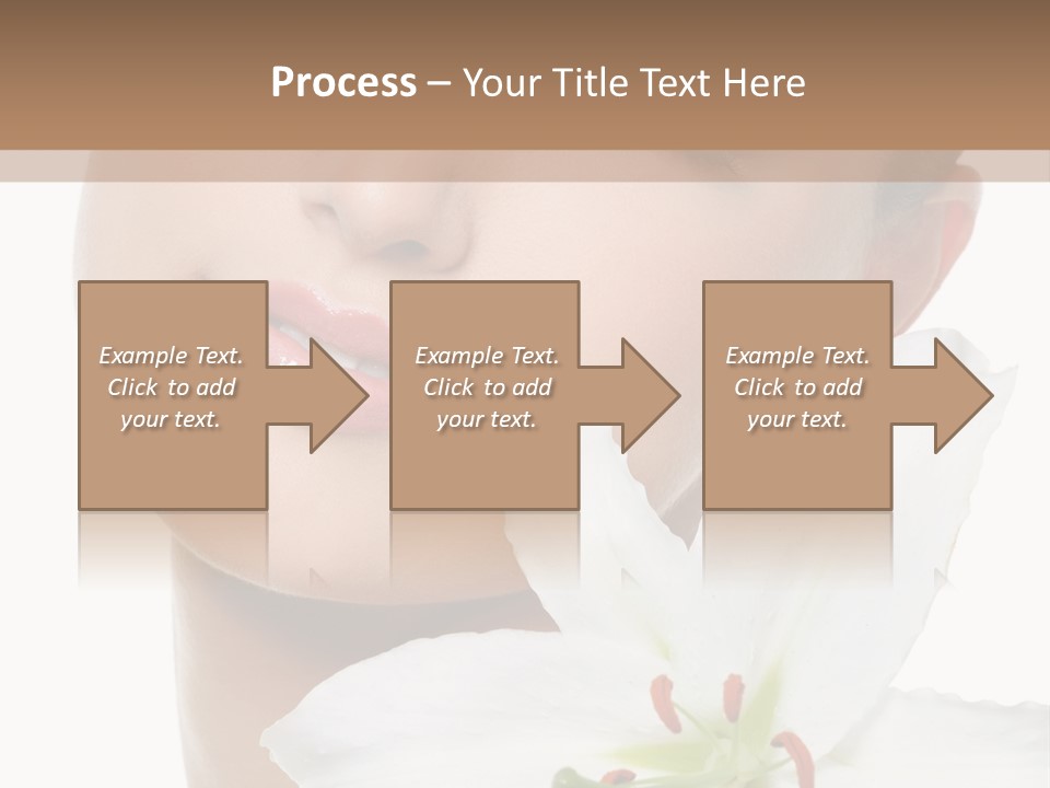 Freshness Lily Spa PowerPoint Template