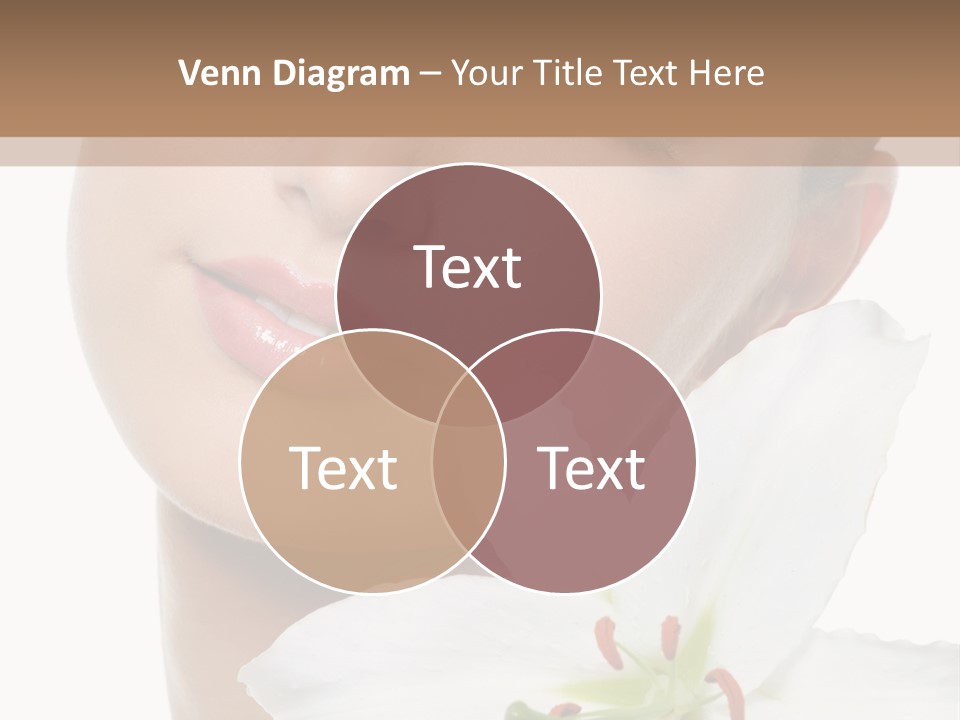 Freshness Lily Spa PowerPoint Template