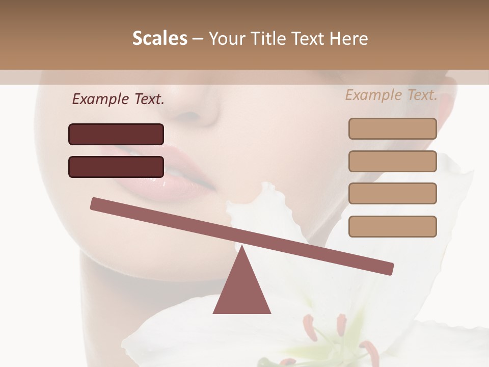 Freshness Lily Spa PowerPoint Template