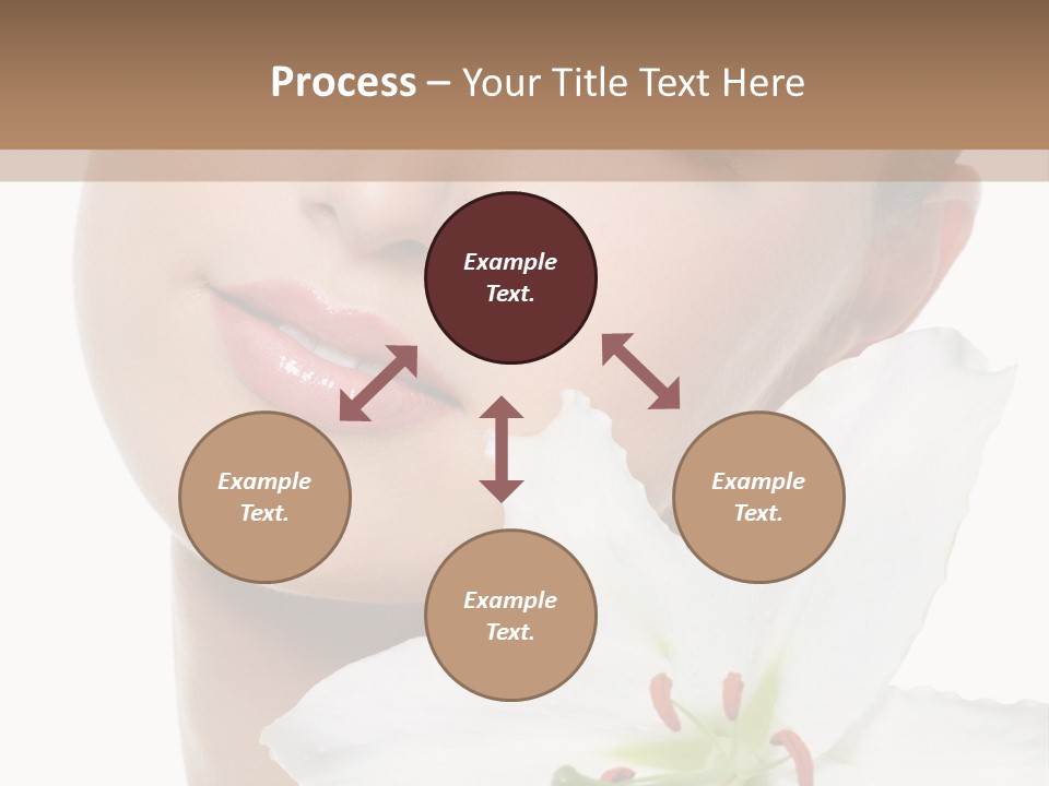Freshness Lily Spa PowerPoint Template