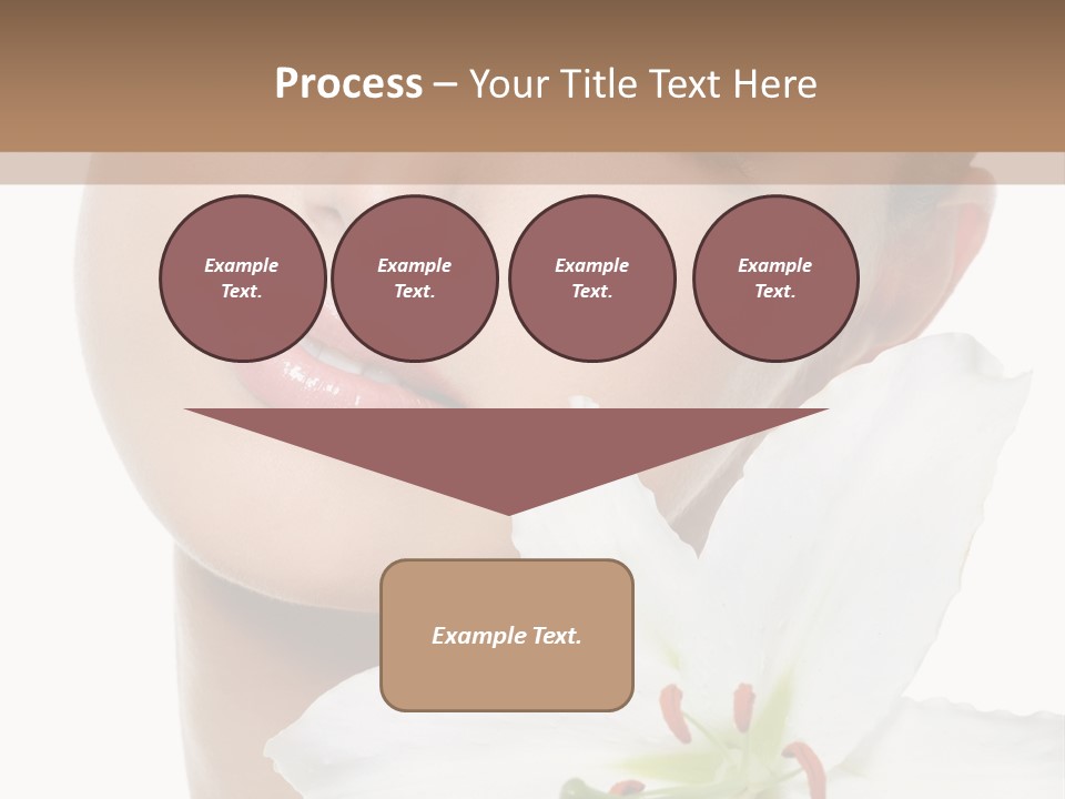 Freshness Lily Spa PowerPoint Template