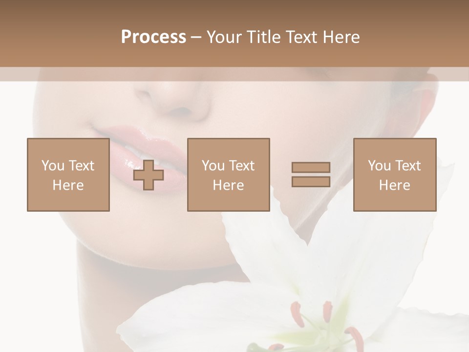 Freshness Lily Spa PowerPoint Template