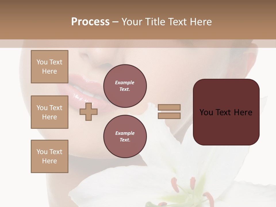 Freshness Lily Spa PowerPoint Template