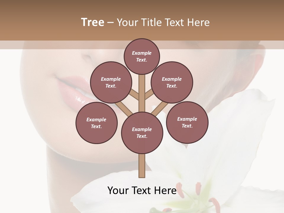 Freshness Lily Spa PowerPoint Template