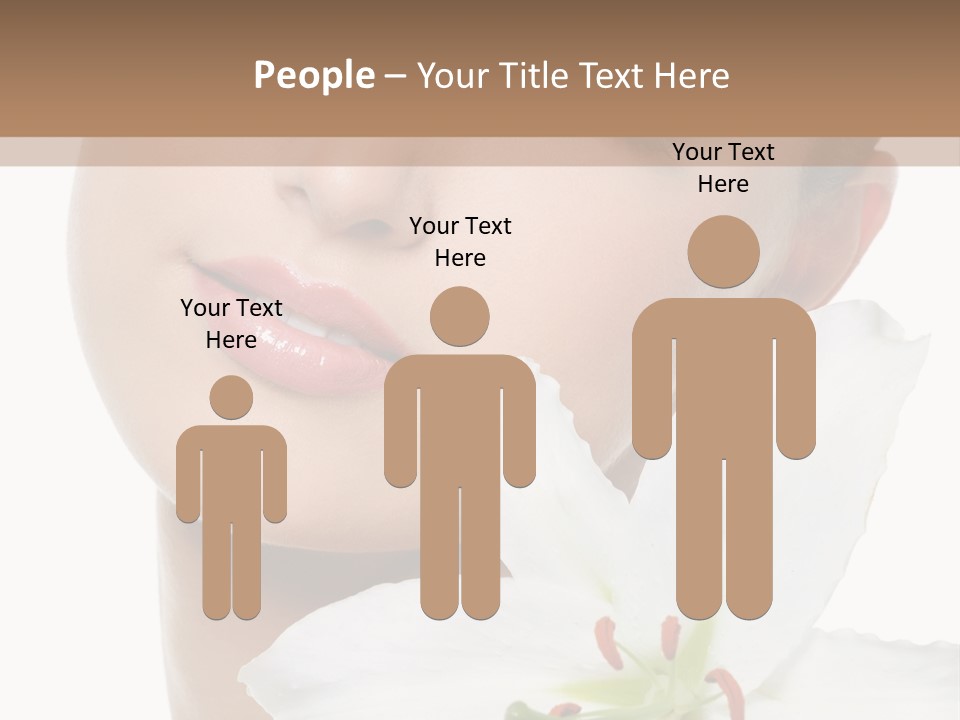 Freshness Lily Spa PowerPoint Template